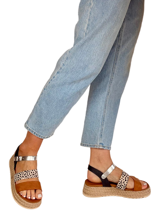 ladies casual espadrille sandals