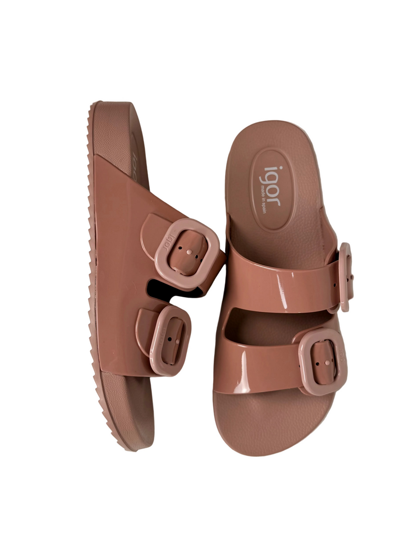 Load image into Gallery viewer, pink mule sandals

