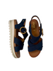 navy sandals