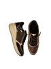 womens brown wedge sneakers