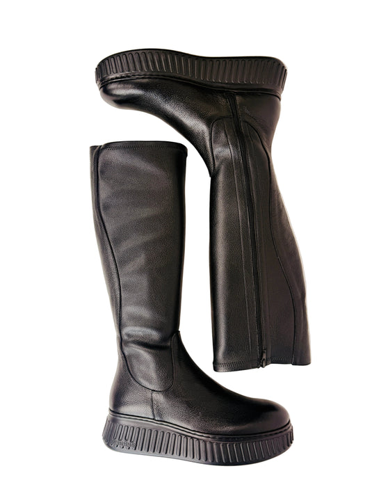 black long boots