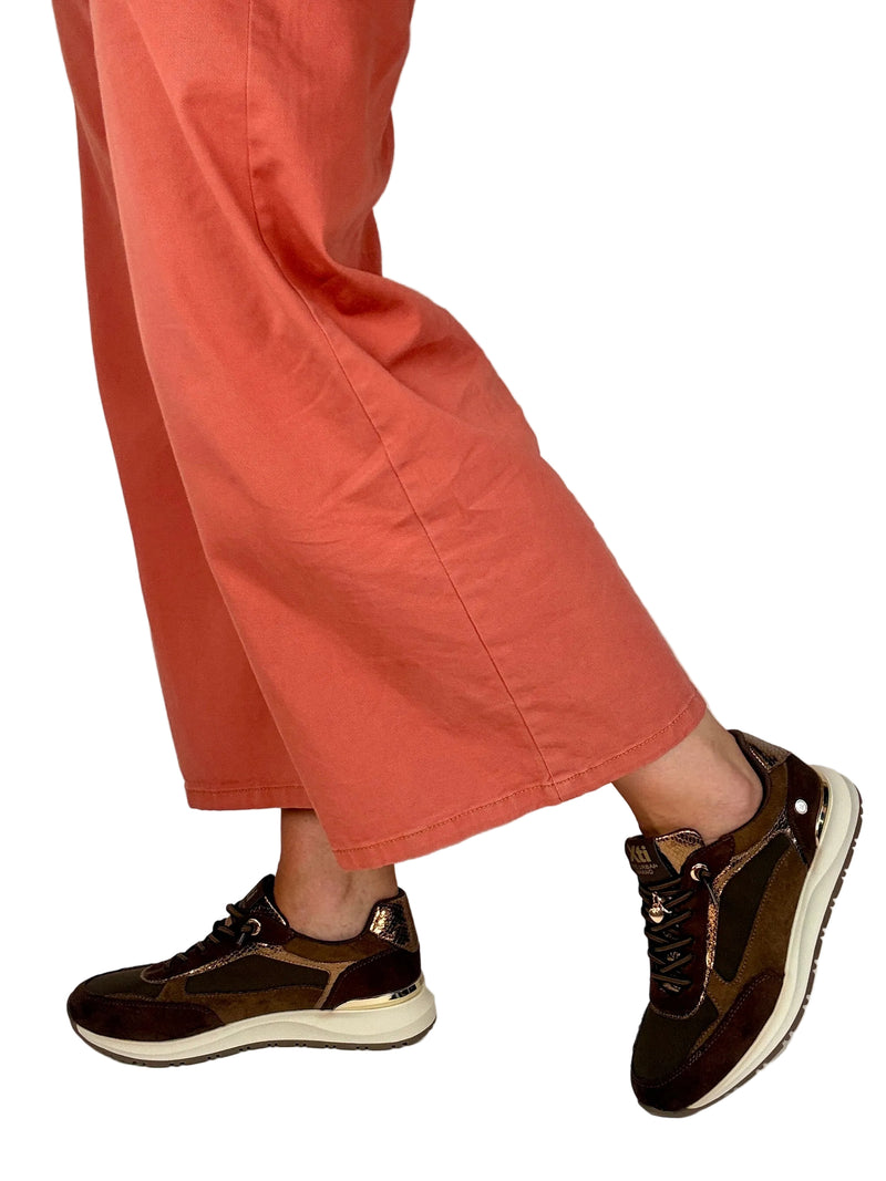 Load image into Gallery viewer, brown ladies sneakers
