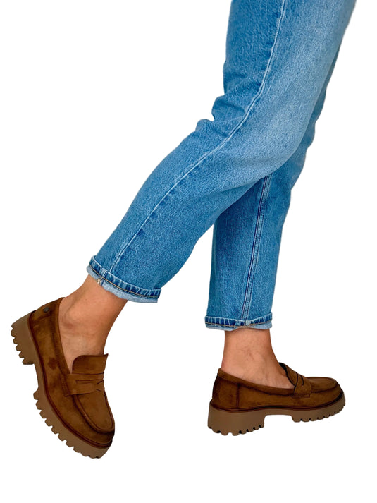 suede loafers