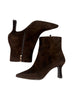 brown suede heeled boots