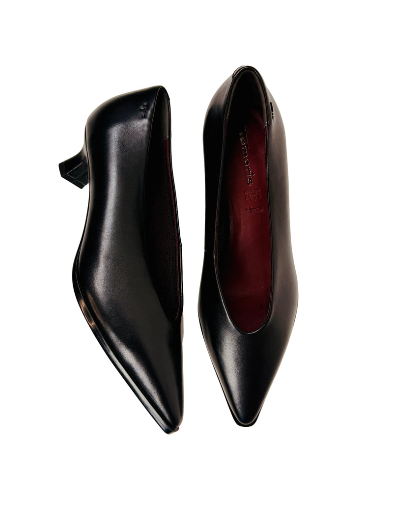 Load image into Gallery viewer, black work she heels
