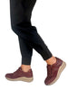 burgundy wedge shoes