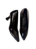 black heeled shoes