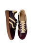burgundy gant trainers