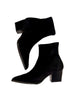 black miss elastic boots