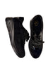 black wedge shoes