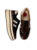 brown platform trainers