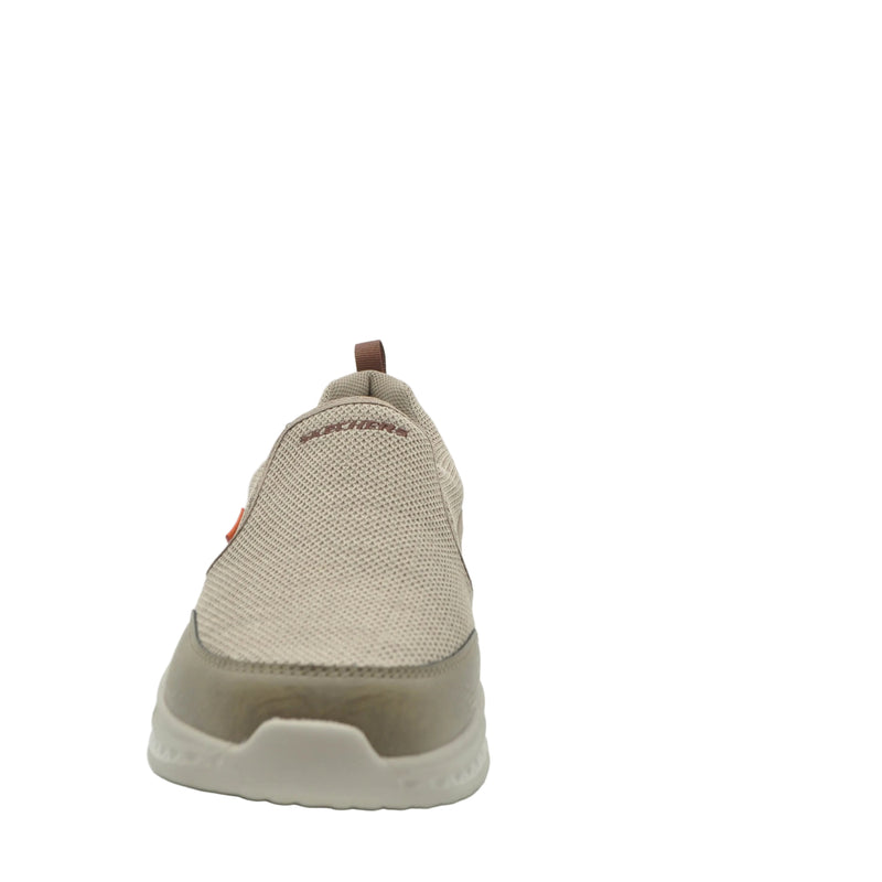 Load image into Gallery viewer, skechers taupe slip ons for men
