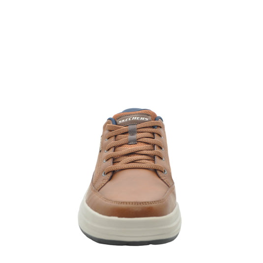 tan skechers slip in