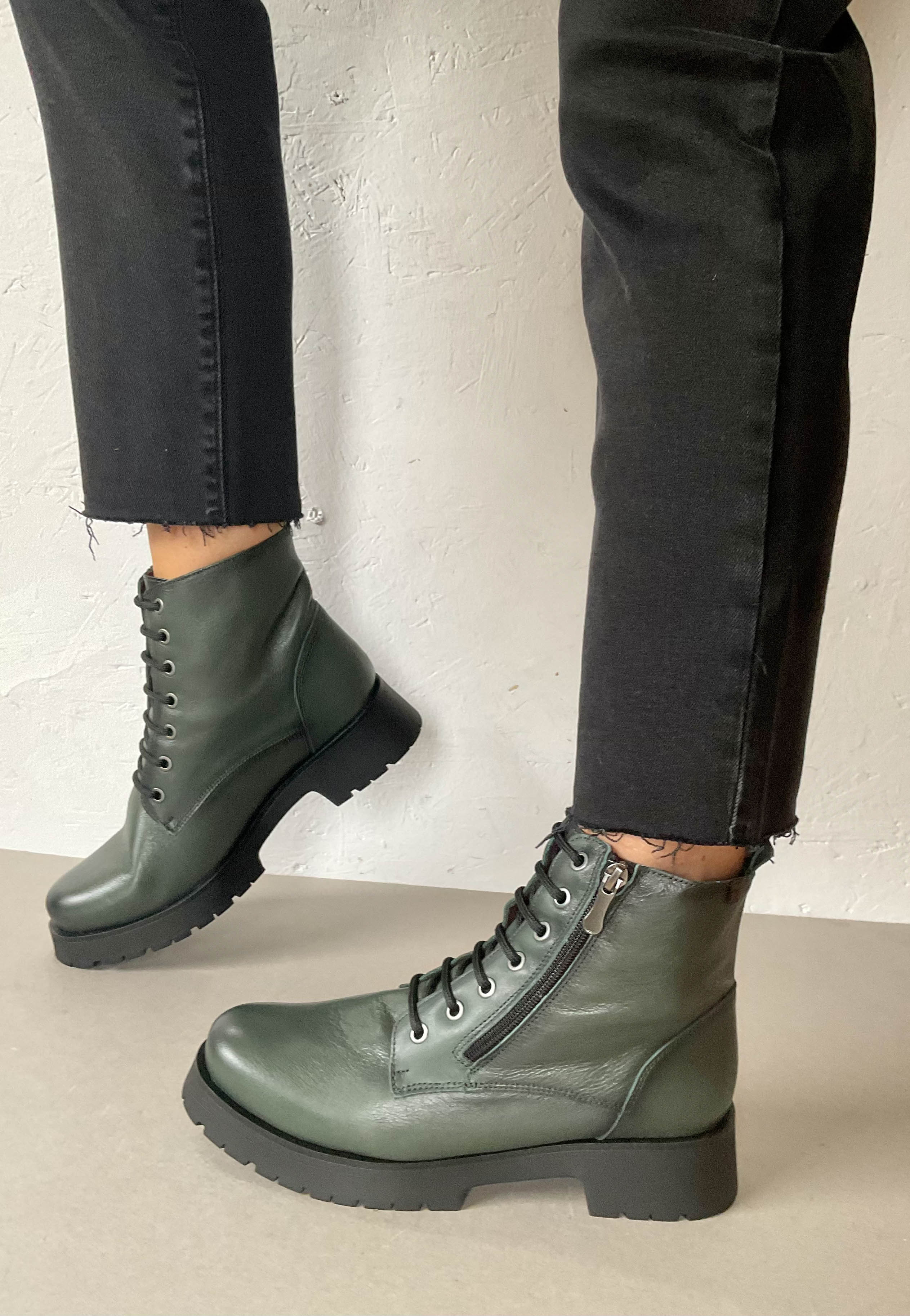 green pepe menargues boots