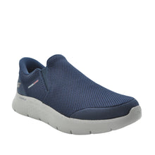 Load image into Gallery viewer, navy skechers mens
