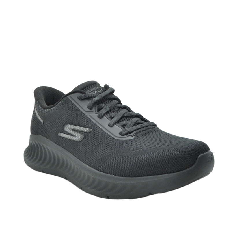 Load image into Gallery viewer, mens black skechers trainers
