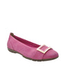 pink flat shoes