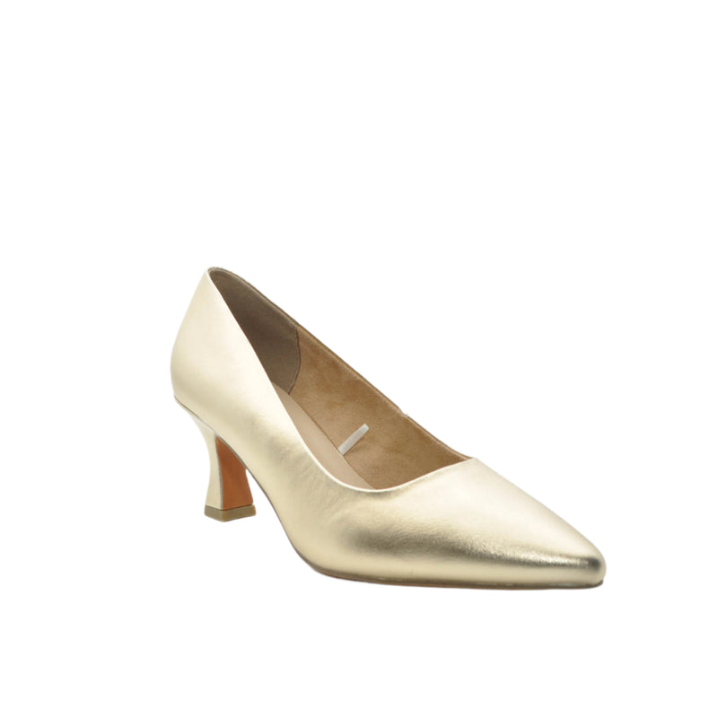 Load image into Gallery viewer, gold marco tozzi shoes
