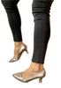 gold shoes for women