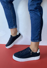 Load image into Gallery viewer, navy shoes for women