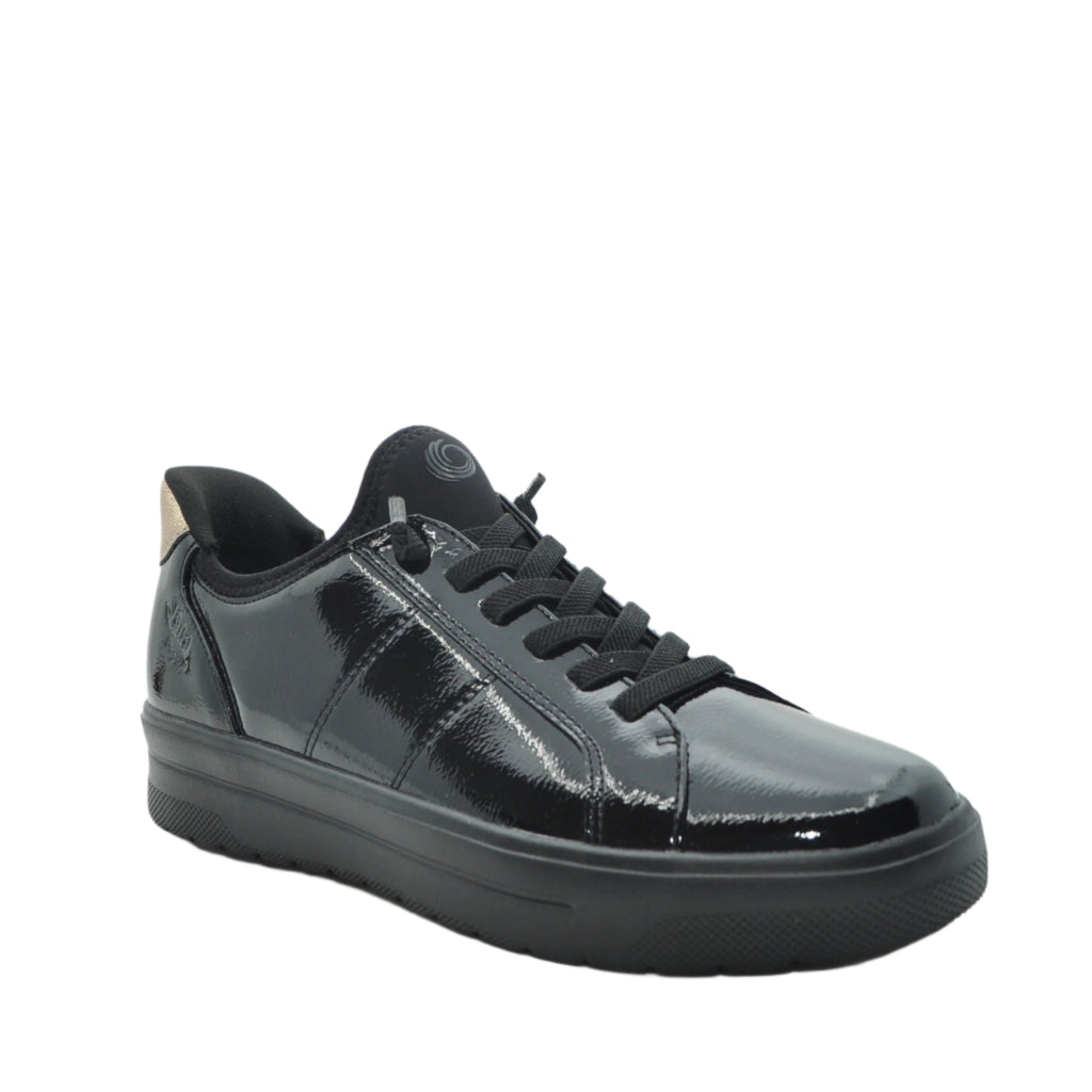 black patent jana shoes