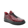 burgundy patent shoes
