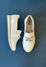 Load image into Gallery viewer, white moccasin loafers