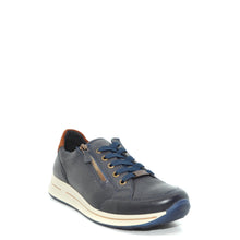 Load image into Gallery viewer, navy wide fit shoes