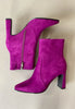 purple dressy boots