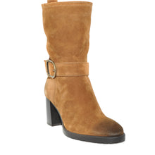 Load image into Gallery viewer, Tamaris Suede block heel boots