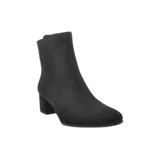 marco tozzi black heeled boots