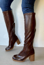 Load image into Gallery viewer, marco tozzi brown mid calf boots