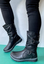 Load image into Gallery viewer, jana black knee high boots