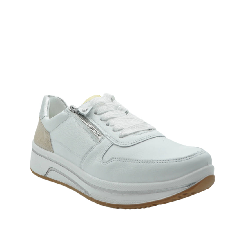Load image into Gallery viewer, ara white leather shoes
