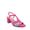 pink block heel sandals marco tozzi