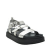 tamaris silver sandals