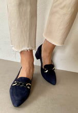 Load image into Gallery viewer, gabor navy loafers