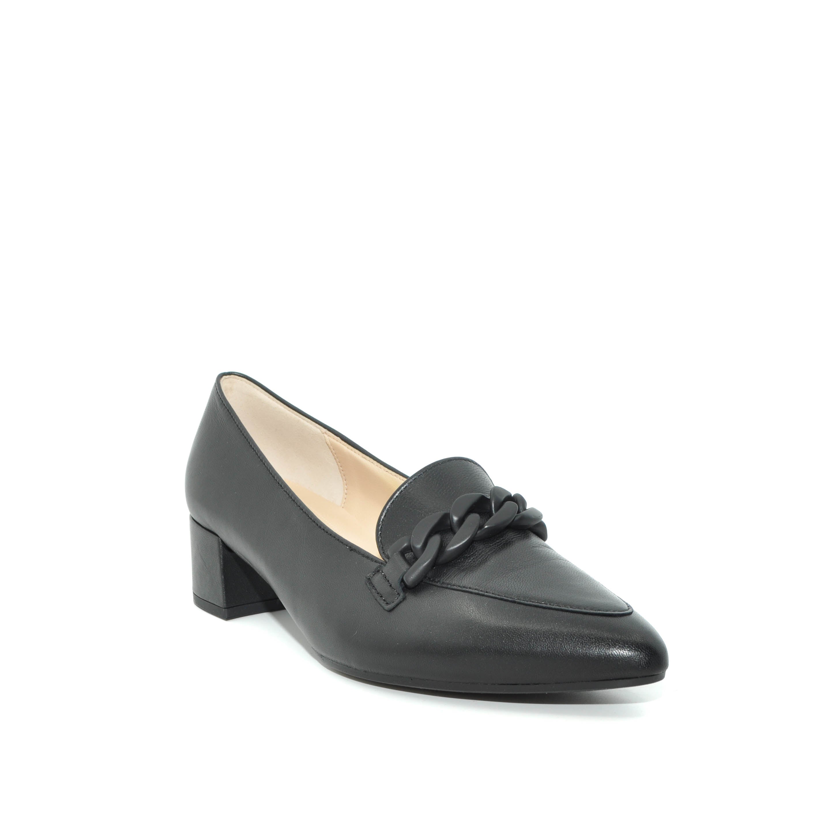 gabor black leather shoes