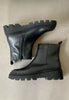 gabor black leather chelsea boots