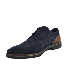 Load image into Gallery viewer, mens blue suede shoes