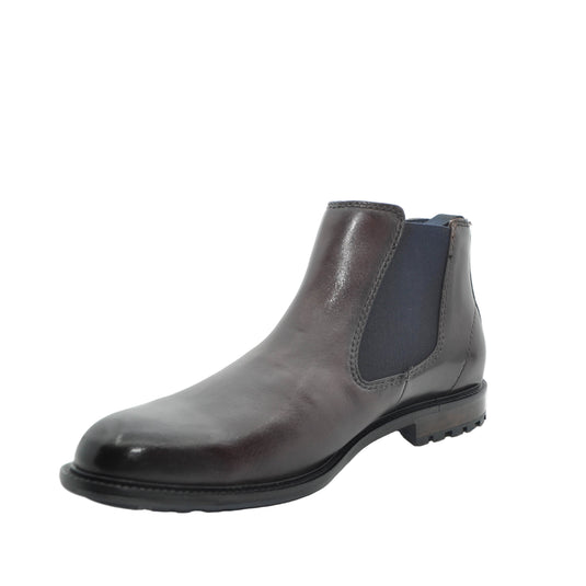dark brown chelsea boots for men