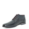 navy leather boots men