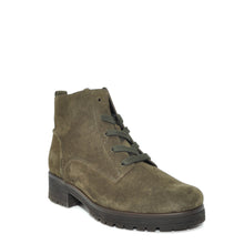 Load image into Gallery viewer, green suede boots