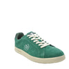green suede shoes