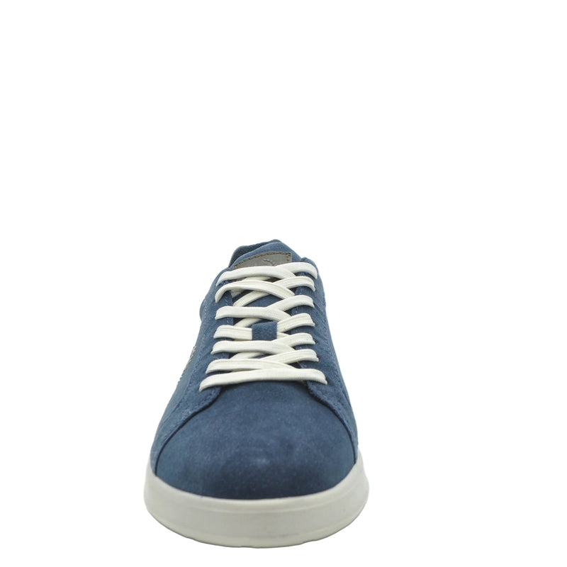 Load image into Gallery viewer, navy casual suede shoes
