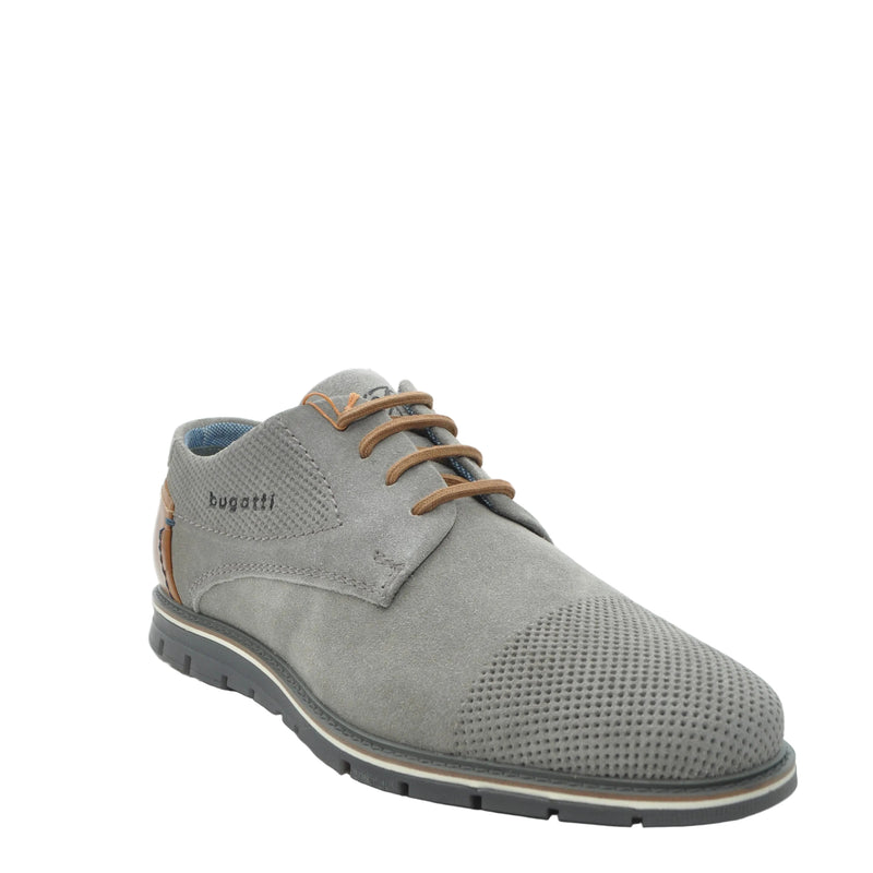 Load image into Gallery viewer, grey bugatti smart casual shoes
