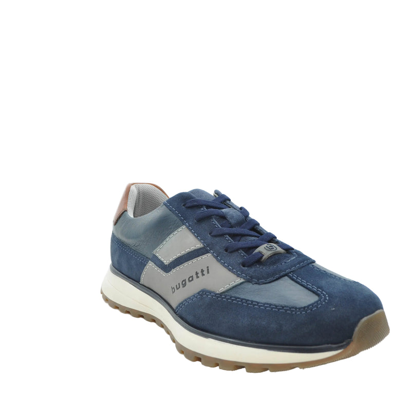 Load image into Gallery viewer, navy suede casual shoes for men
