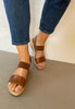 brown gabor sandals
