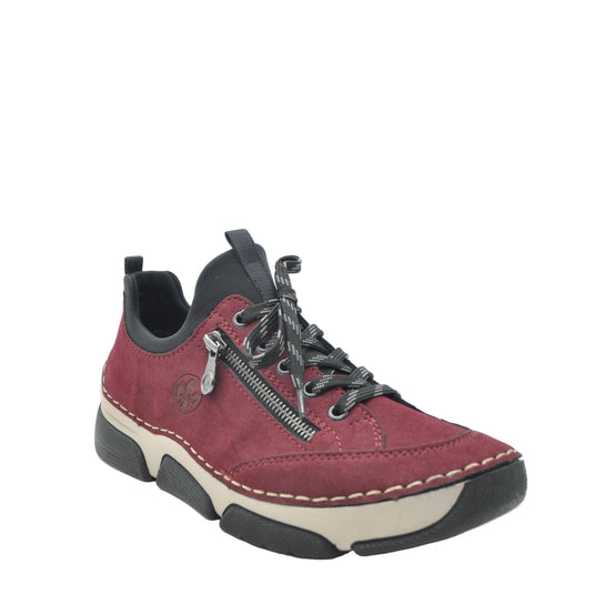 red rieker shoes for women