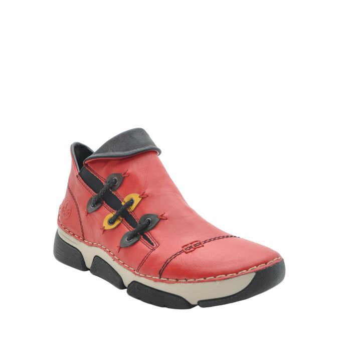 red rieker boots